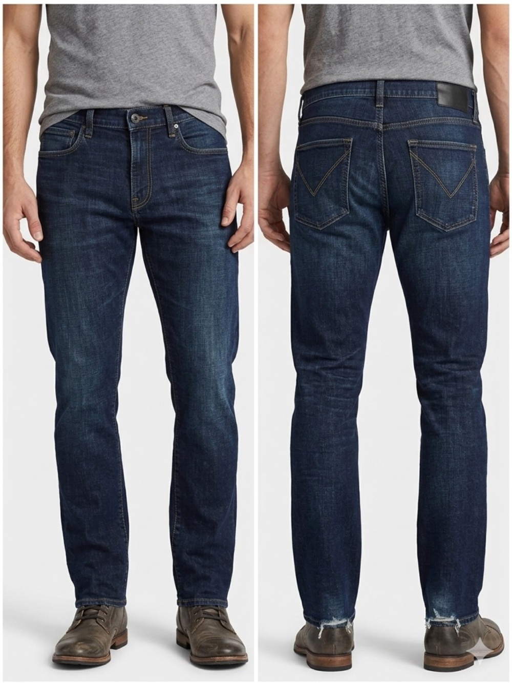 John Varvatos USA Men’s J310U1B Classic Straight Leg Jeans Dark indigo size 28